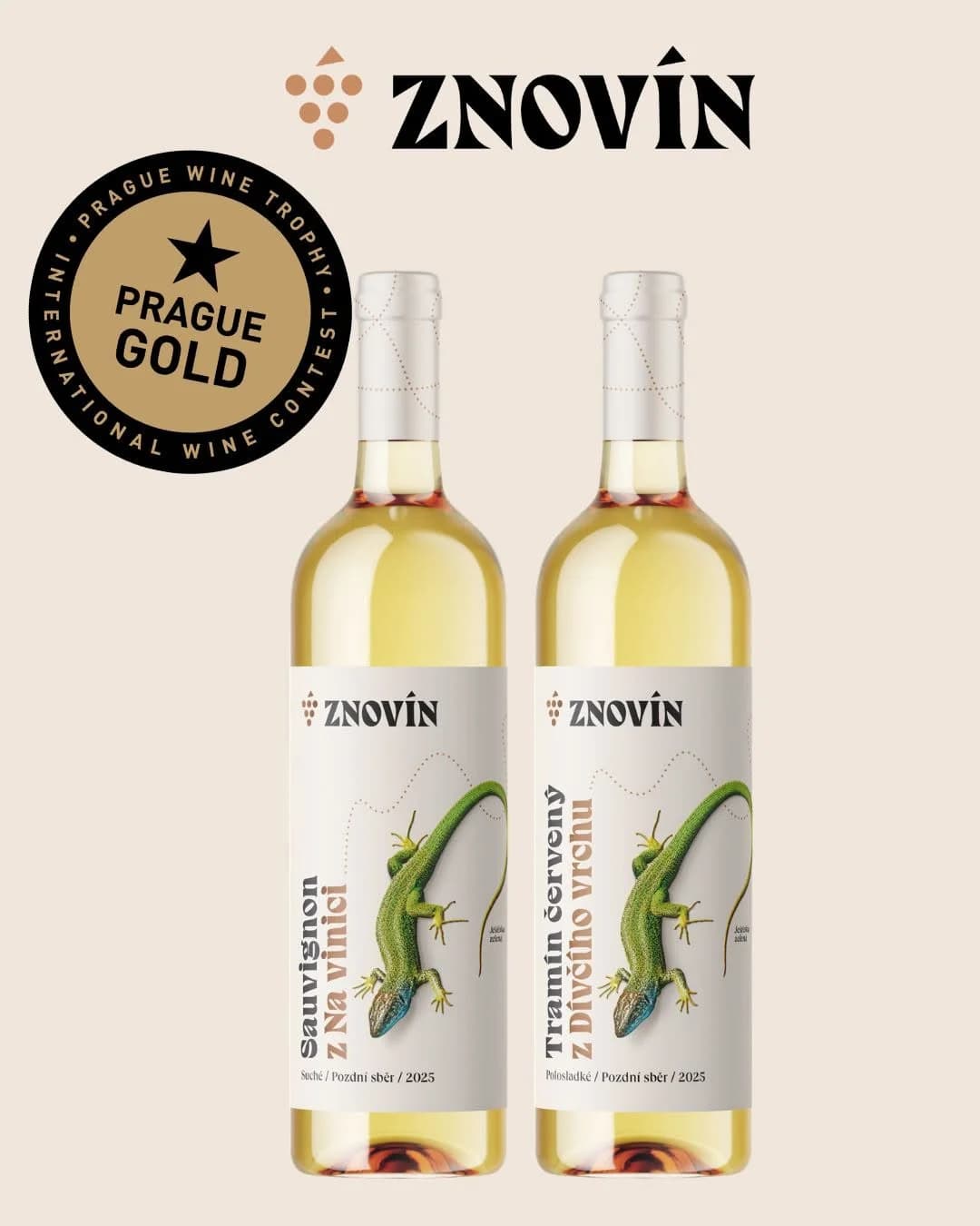 Znovín Znojmo získal osm medailí na Prague Wine Trophy 2026